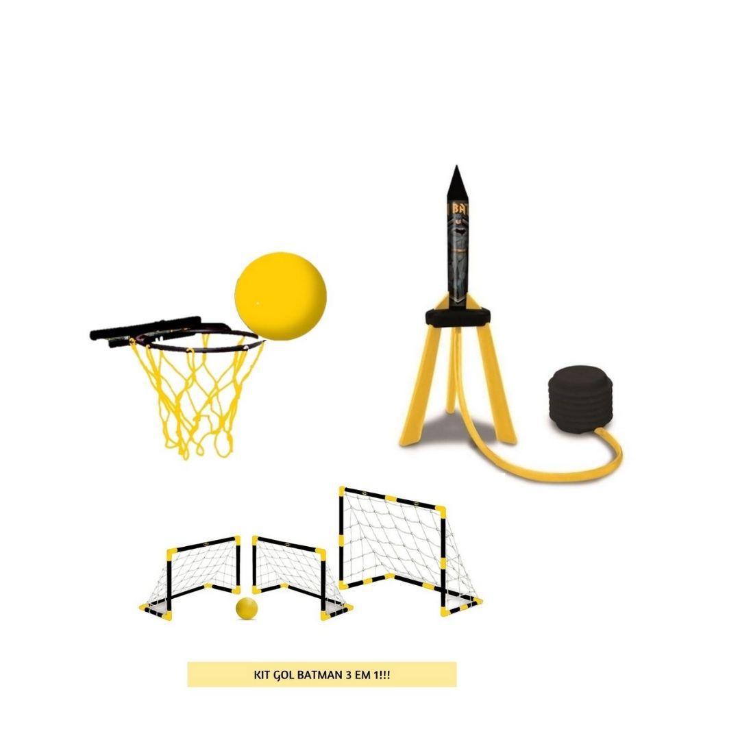 Kit jogos basket batman e kit gol batman e foguete batman - Esportes -  Magazine Luiza