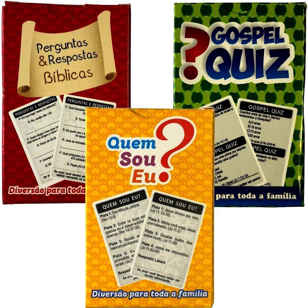 Kit Jogos De Cartas Biblicos Ccu Jogos Magazine Luiza