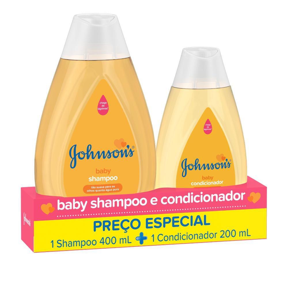 Kit Johnson's Baby Regular Shampoo 400ml + Condicionador 200ml Kit