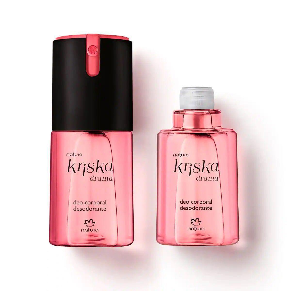 Kit Kriska Drama Feminino - Deo Corporal Spray 100ml Regular + Refil -  Perfumaria - Perfume Feminino - Magazine Luiza