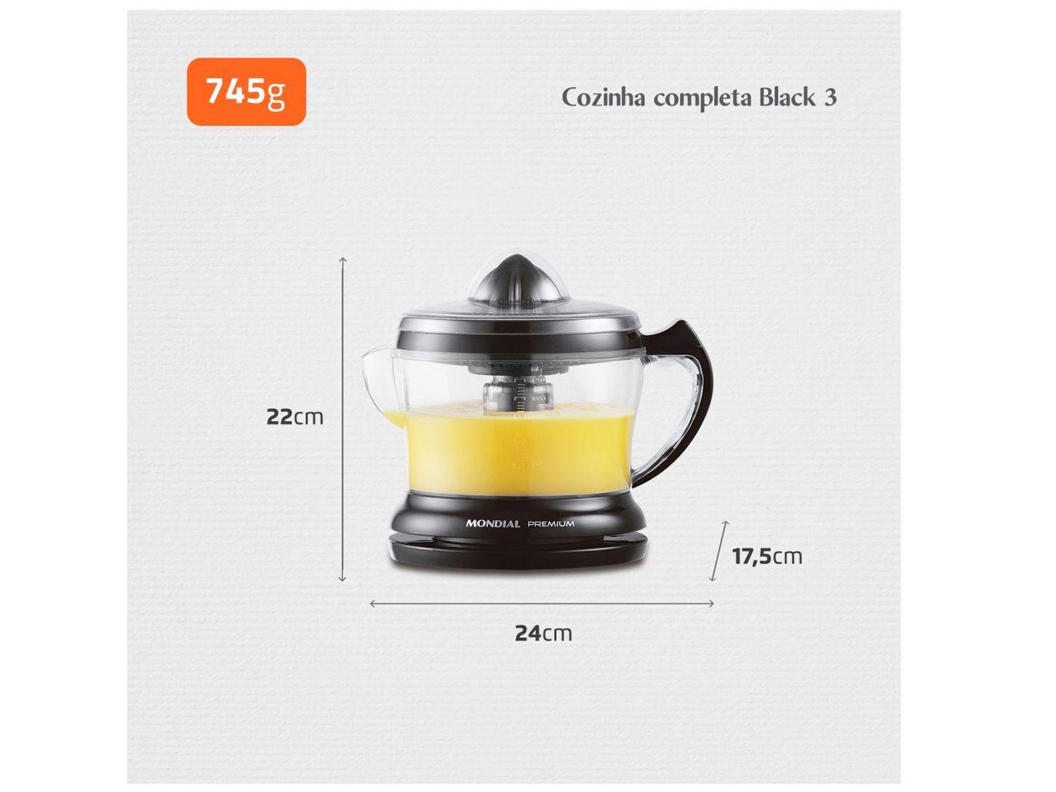 Kit KT-105-B Mondial com Liquidificador Batedeira