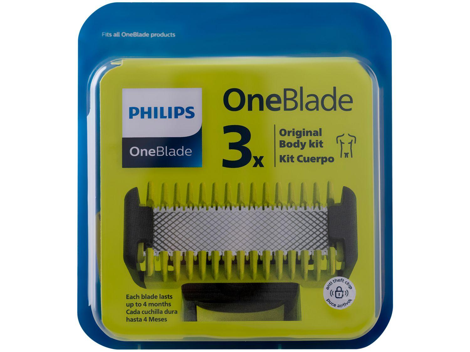 Kit Lâminas Phillips OneBlade Face + Body