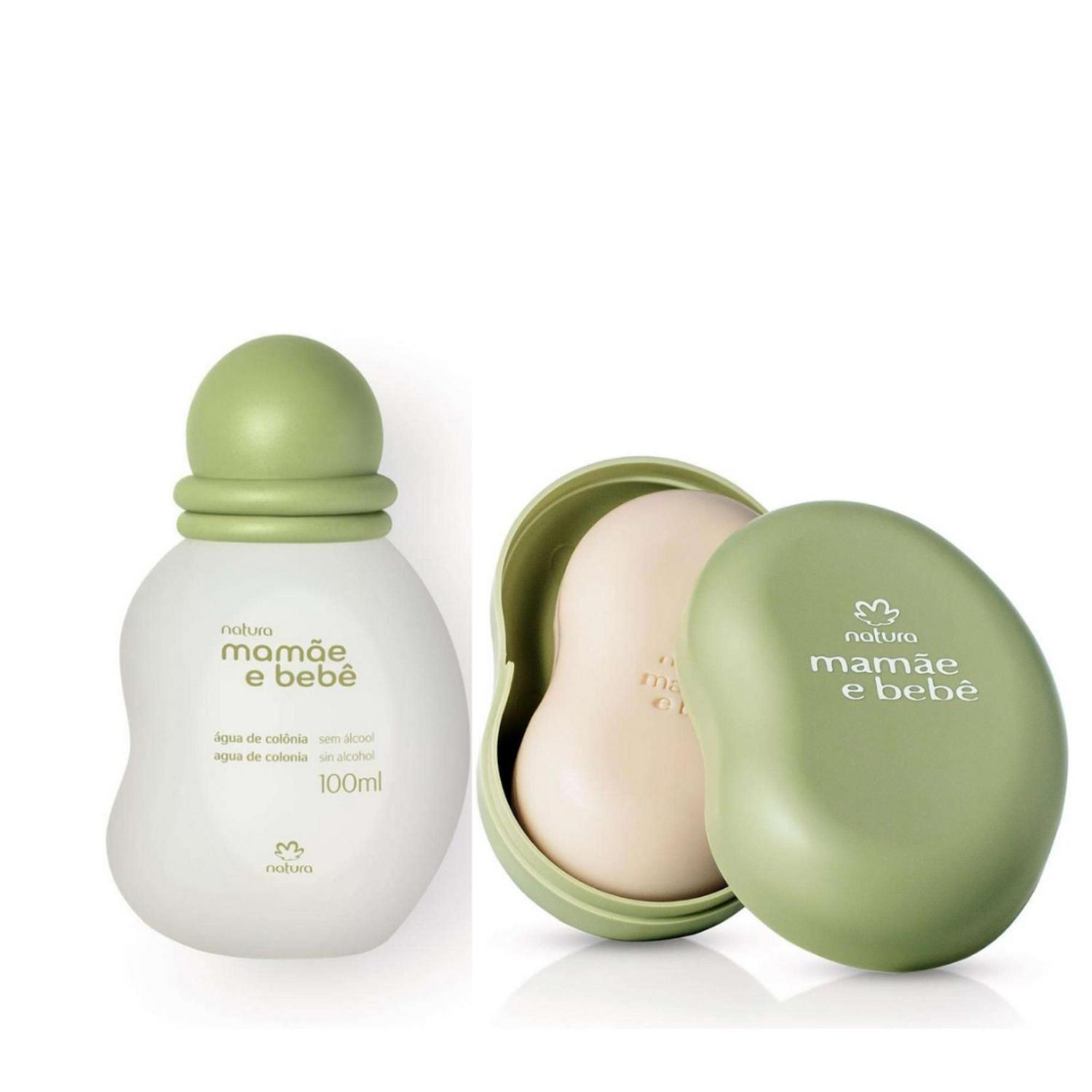 Kit Mamãe e Bebê Água de Colônia 100 ml + Saboneteira Com sabonete 90g -  Natura - Água de Cheiro e Colônia para Bebê - Magazine Luiza