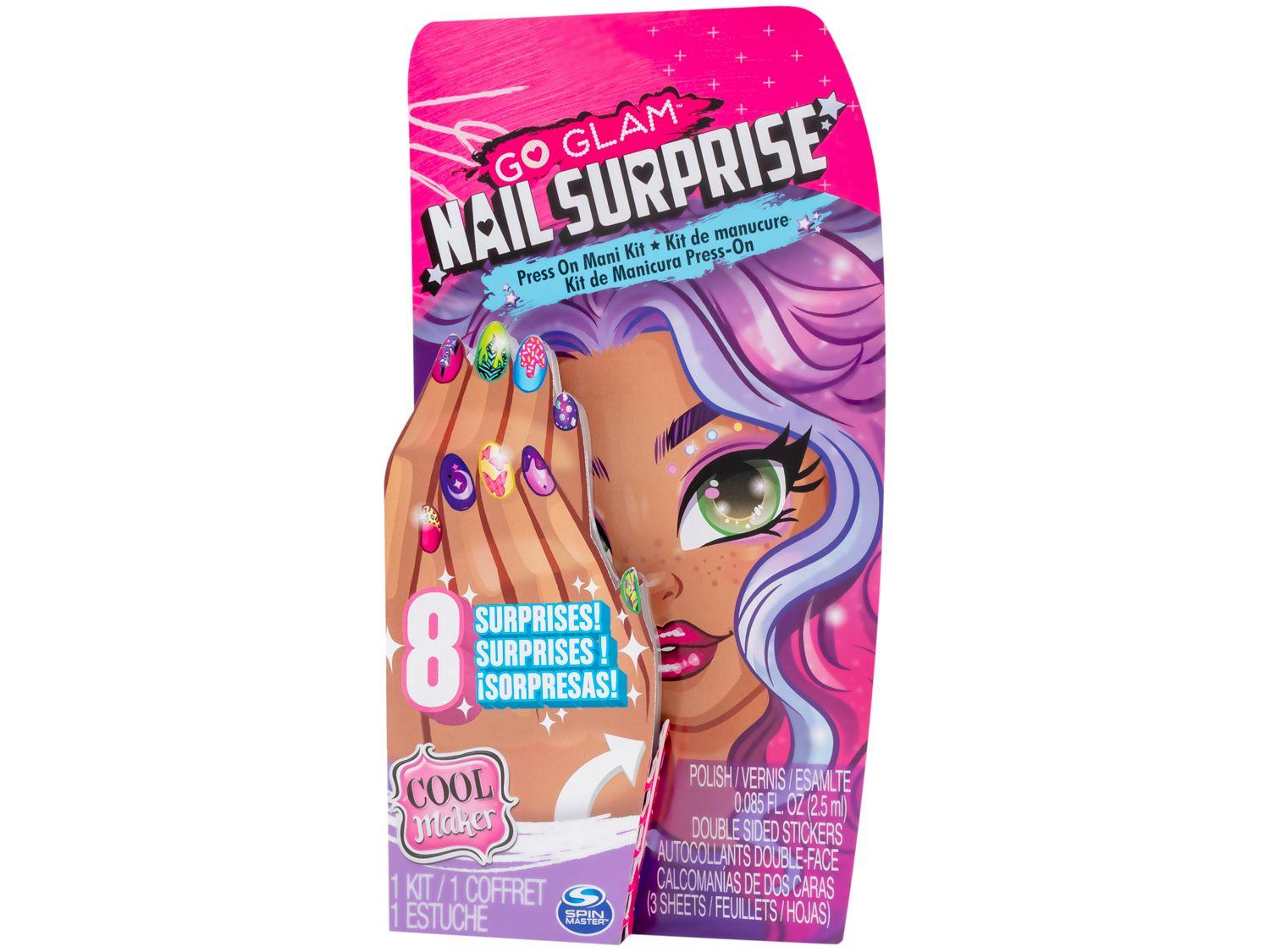 Kit Manicure Infantil Go Glam Nail Surpresa