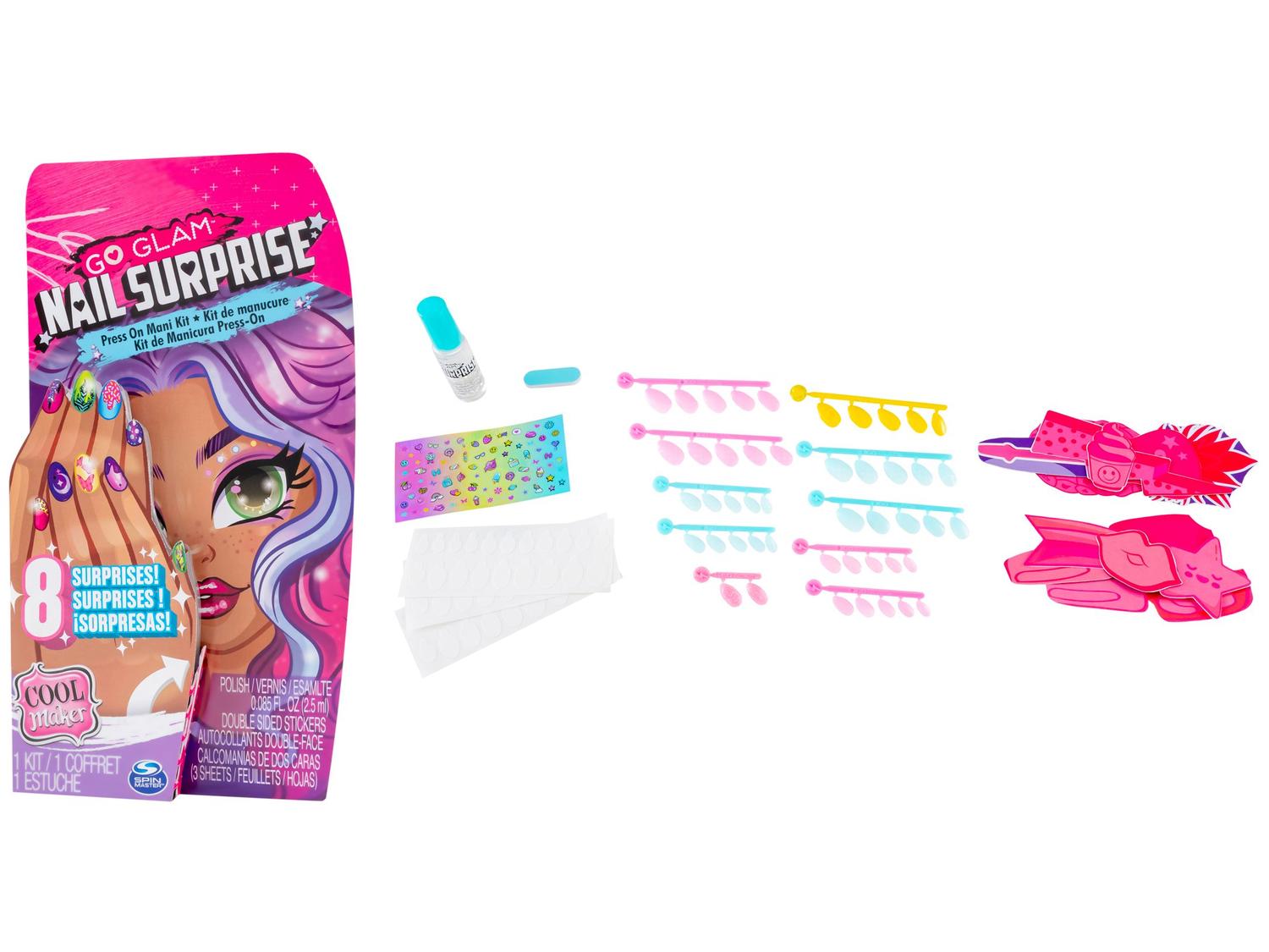 Kit Manicure Infantil Go Glam Nail Surpresa