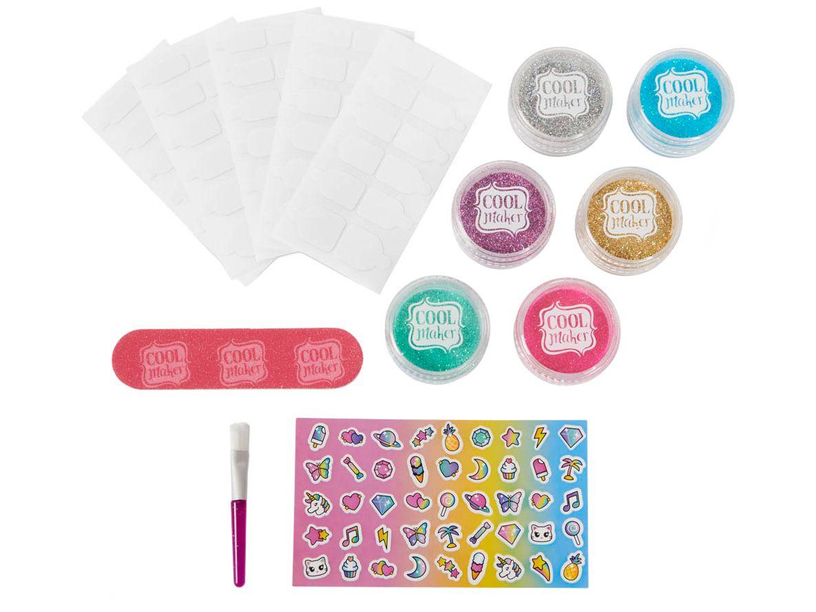 Kit Manicure Infantil Nail Glitter 