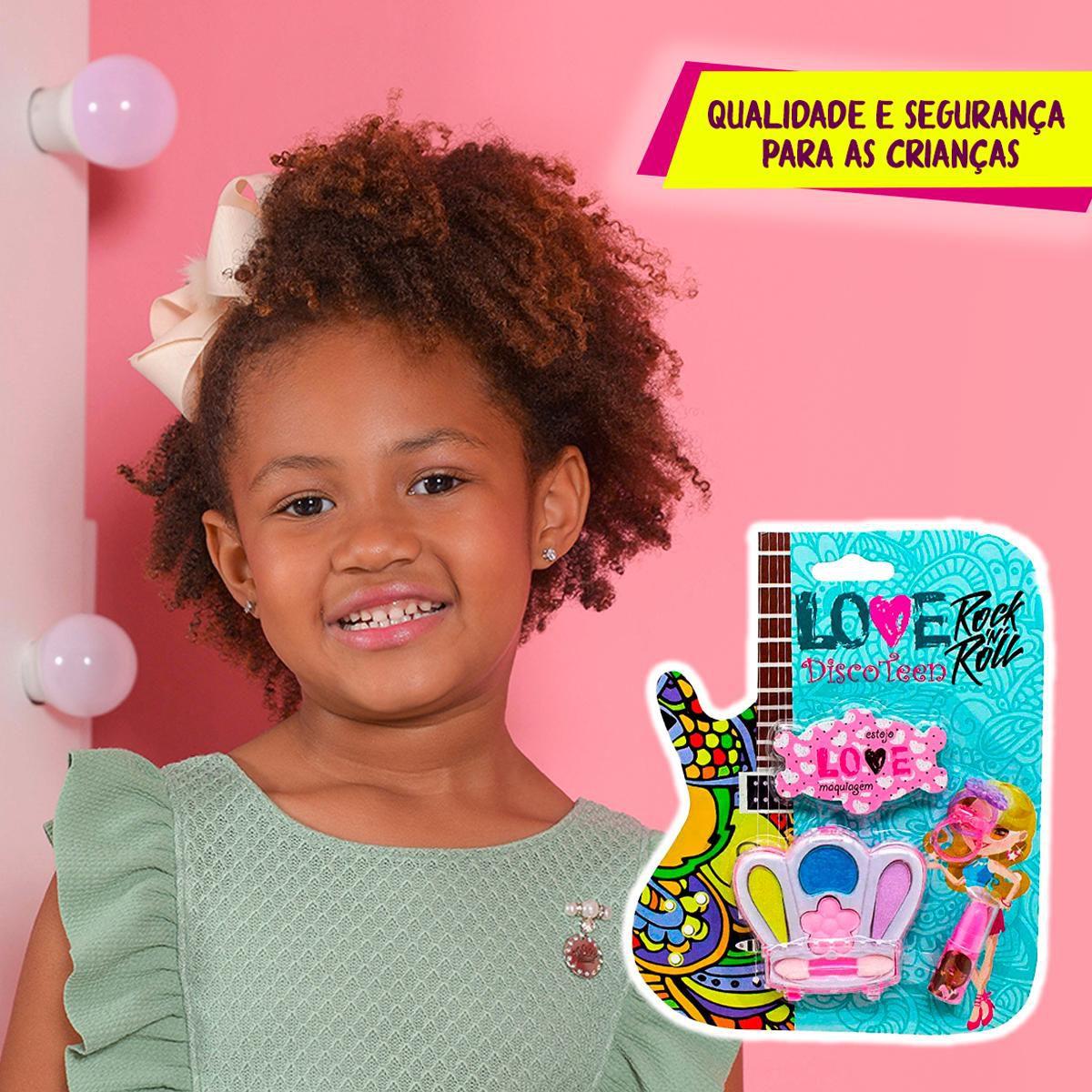 Kit Maquiagem Infantil com Estojo - Polibrinq