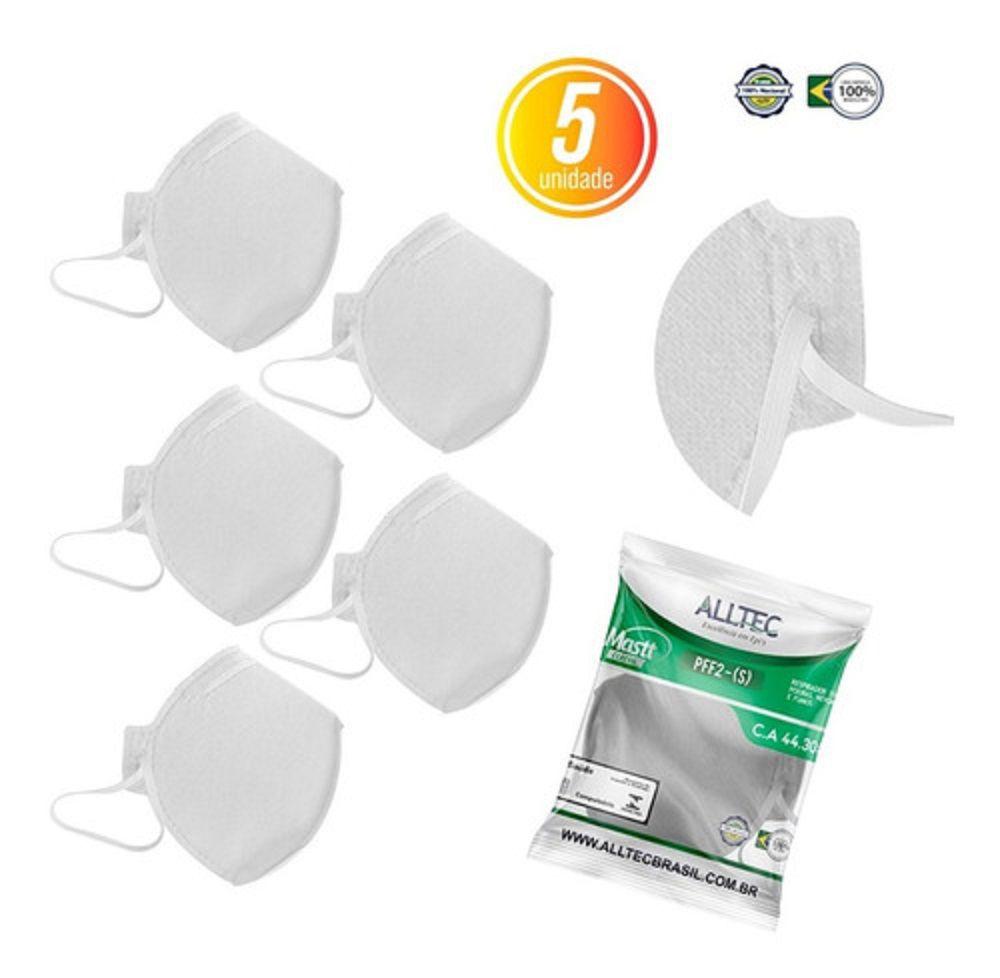 Kit máscara descartável kn95 5 unidades CDS Máscara Facial