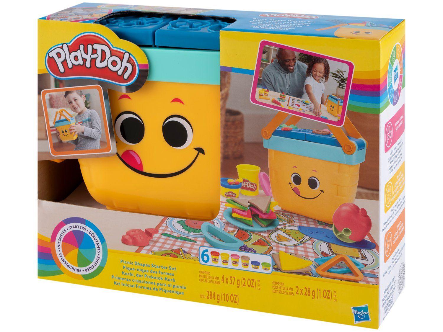 Kit Massinha Play-Doh Picnic Shapes Starter Hasbro | Shopping