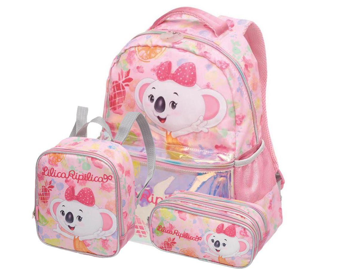 Kit Mochila Costas Lilica Ripilica Fun + Lancheira Original - Kit ...
