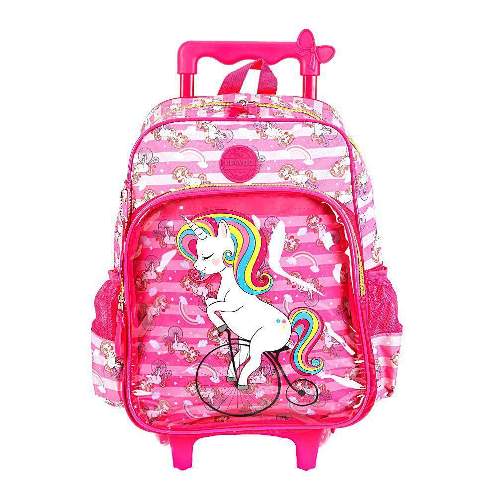 Kit Mochila Escolar Infantil Unicórnio Up4You Com Rodinhas - Material  Escolar - Magazine Luiza