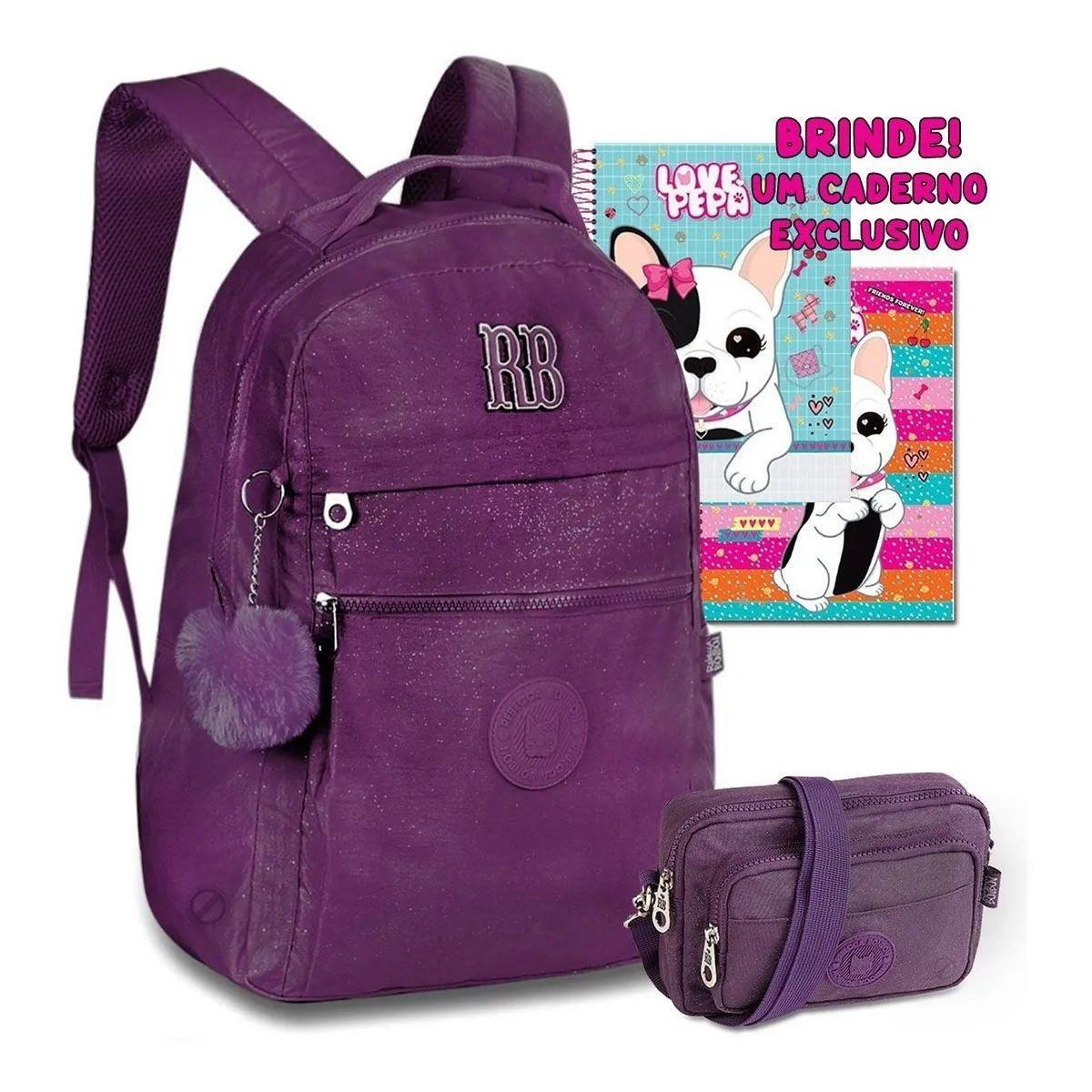 Kit Mochila Escolar Rb Rebecca Bonbon E Estojo Completa - Material Escolar  - Magazine Luiza