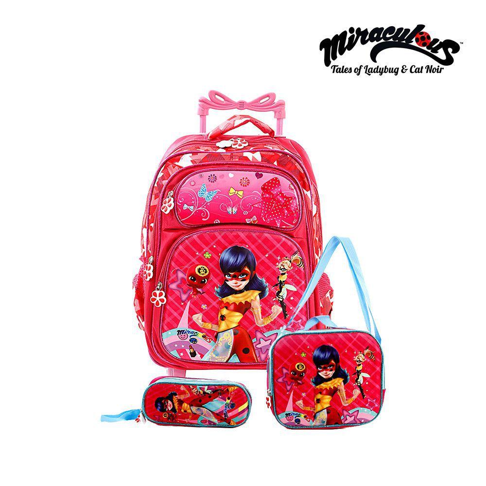 mochila de rodinha ladybug