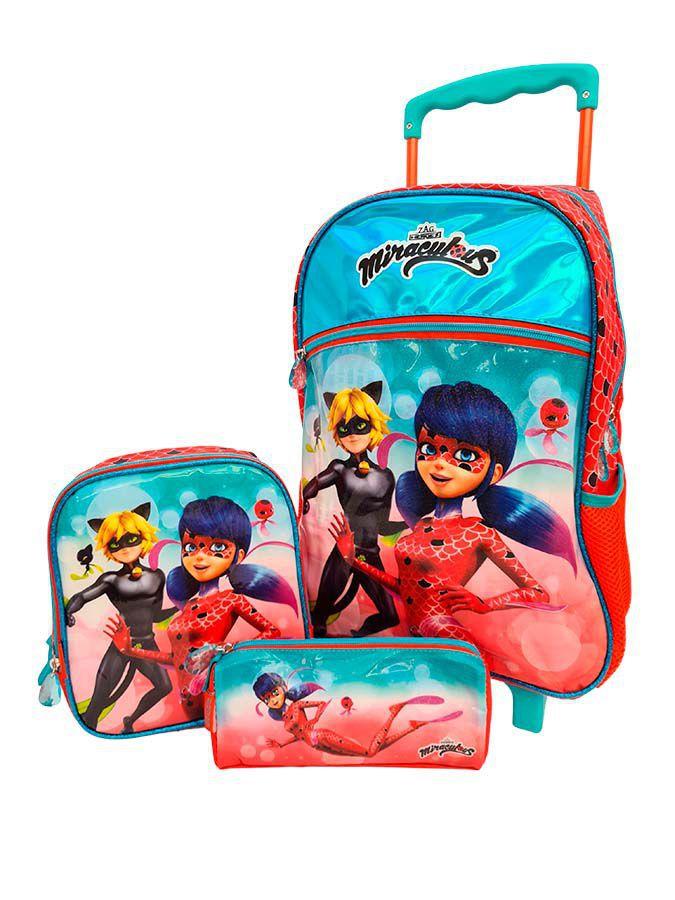 Kit Mochila Miraculous Cat Mochila De Chat Noir Cartable Chat Noir