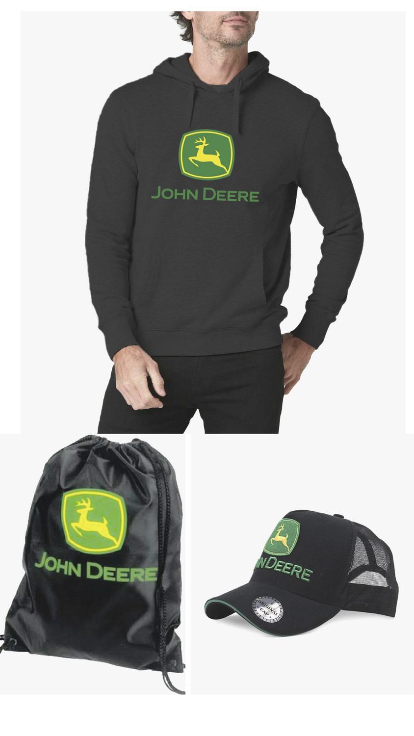 moletom com capuz john deere