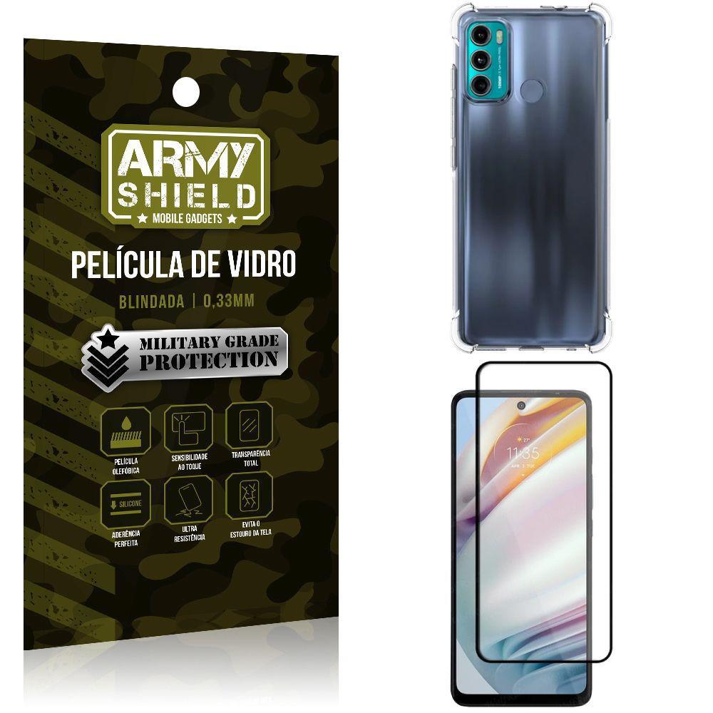 Kit Moto G60 Capinha Anti Impacto + Película de Vidro 3D - Armyshield - Kit  Capinha e Película para Celular - Magazine Luiza