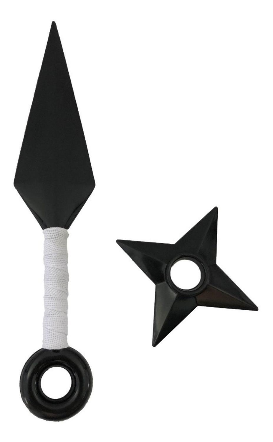 Kit Completo do Naruto / Boneco do Naruto/ Kunai/Shuriken/Bandana