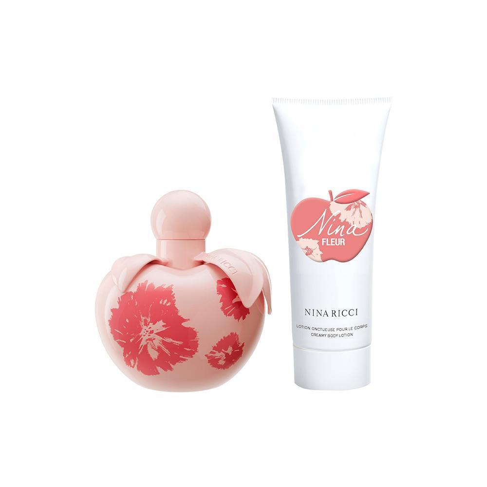 Kit Nina Ricci Nina Fleur EDT Perfume Feminino 80ml e Loção