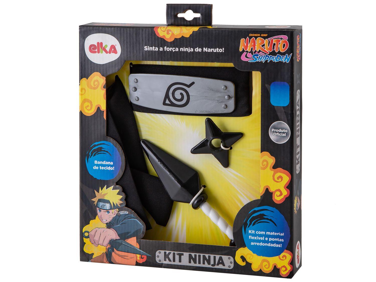 Kit Ninja Naruto Shippuden Elka 3 Peças