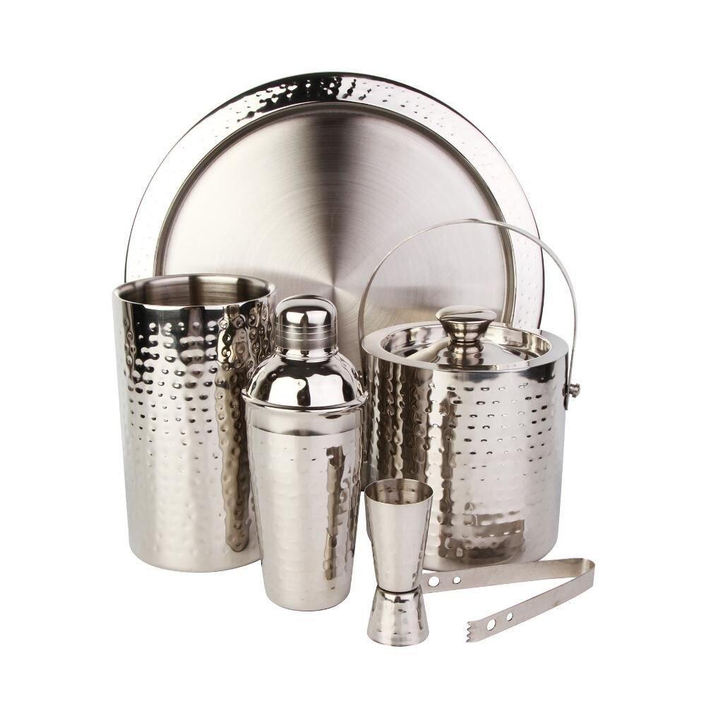 Kit para Bar Inox com 6 Peças A/CASA Bar e Acessórios Magazine Luiza