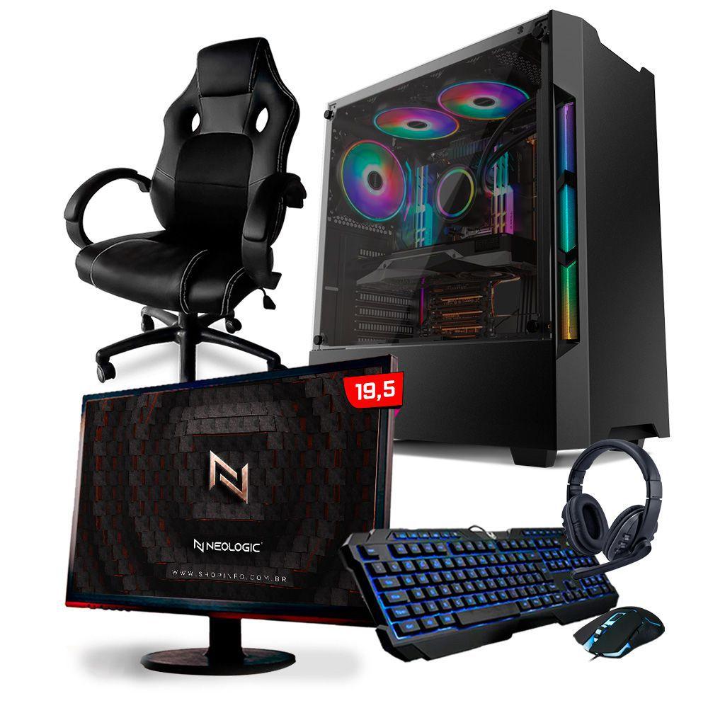 KIT PC Gamer Neologic NLI82231 AMD Ryzen 5 3500 8GB (RX 550 4GB) SSD
