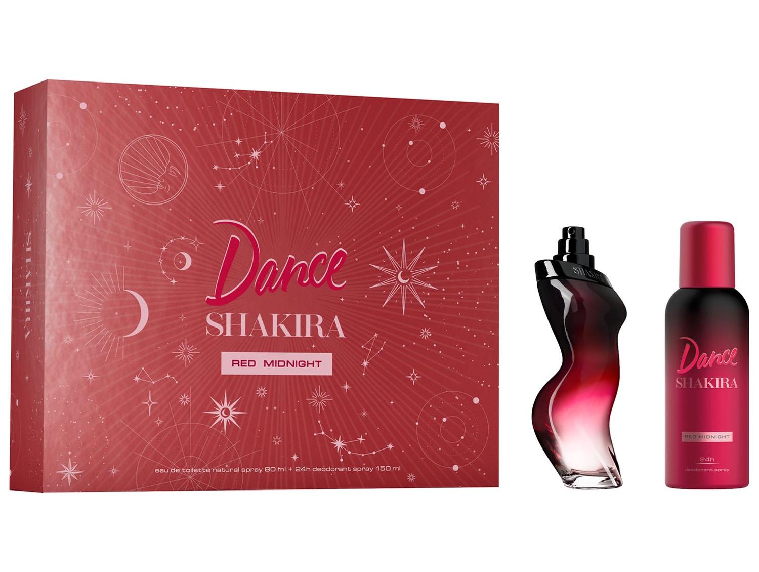 Kit Perfume Feminino Shakira Dance Red Midnight 1 Eau de Toilette de 80ml + 1 Desodorante Spray de 150ml