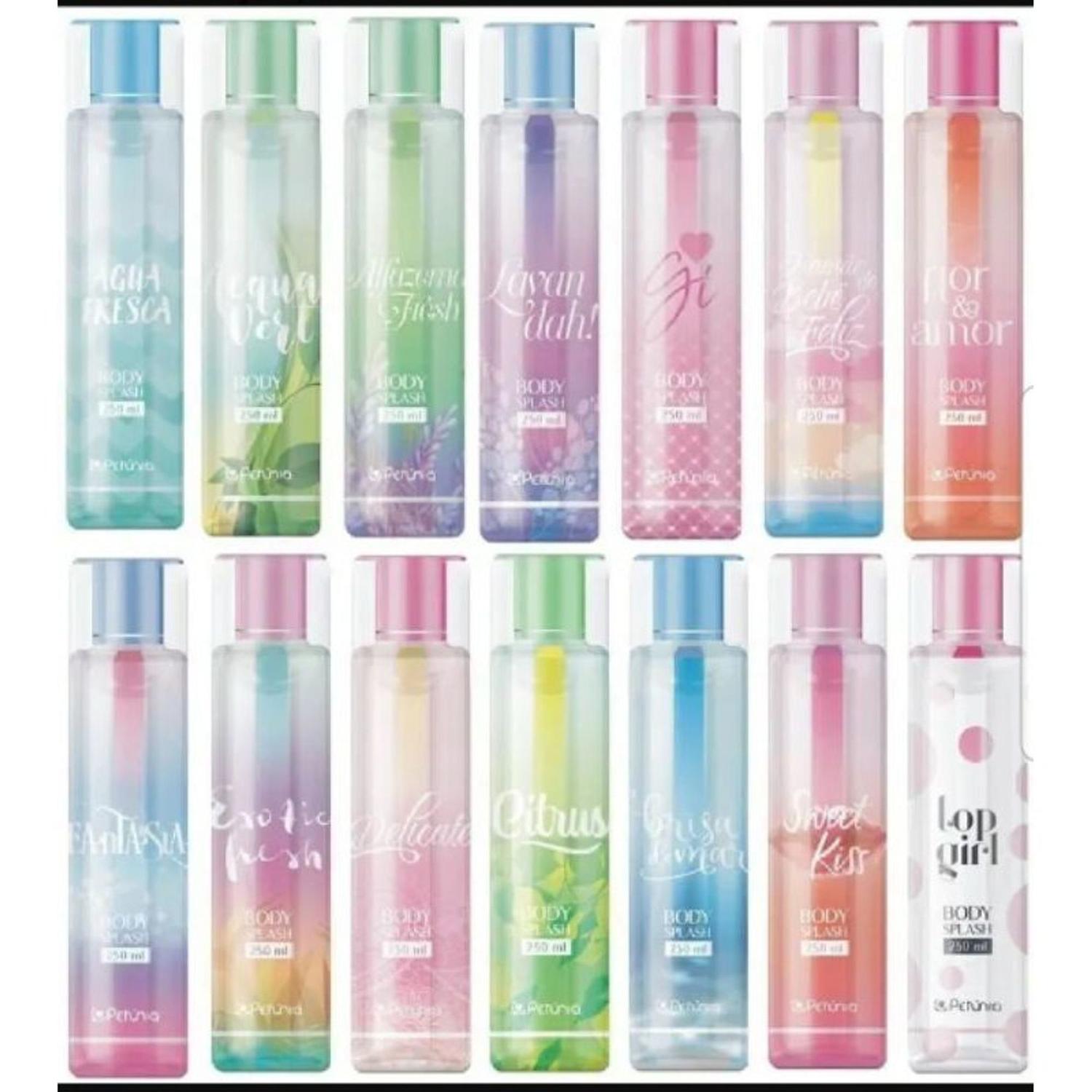 Kit Petúnia Body Splash Com 3 Unidades Body Splash e Body Spray