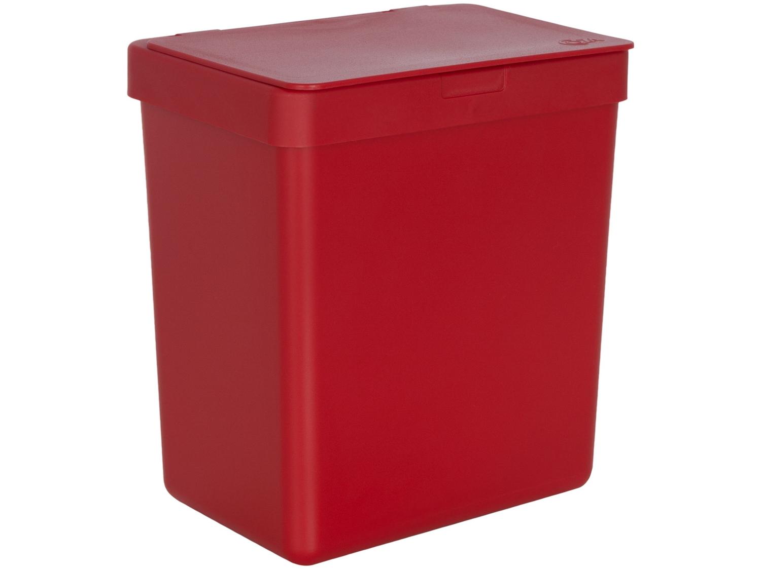 Kit Pia Cozinha Vermelho Coza Single