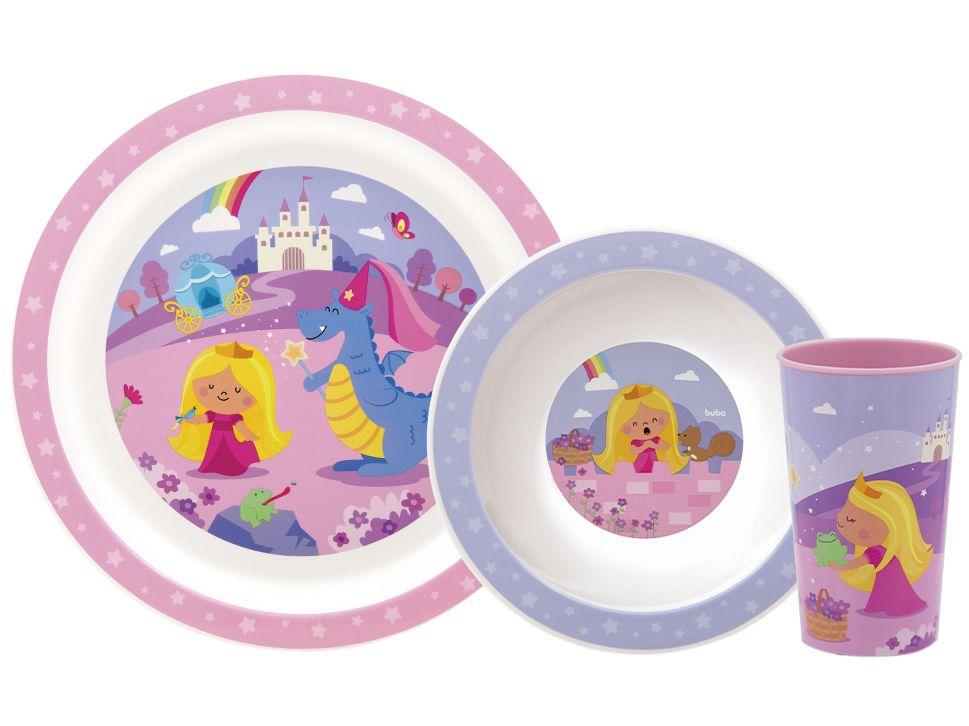Kit Refeição Infantil Buba Aventuras Princesa
