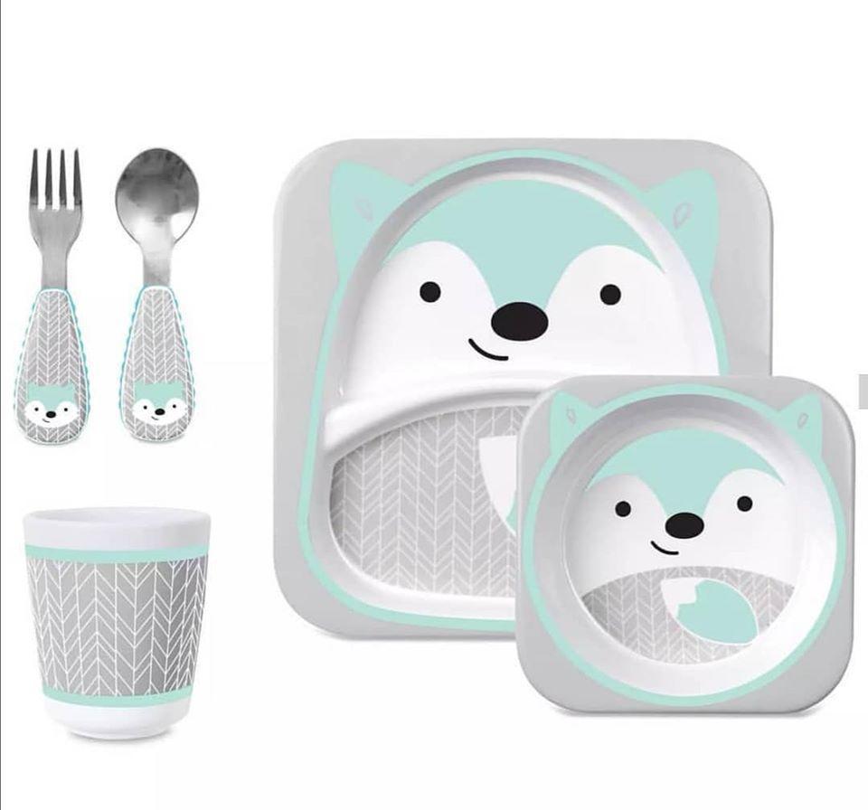 Kit Refeição Skip Hop Raposa De Inverno - Squeeze - Magazine Luiza