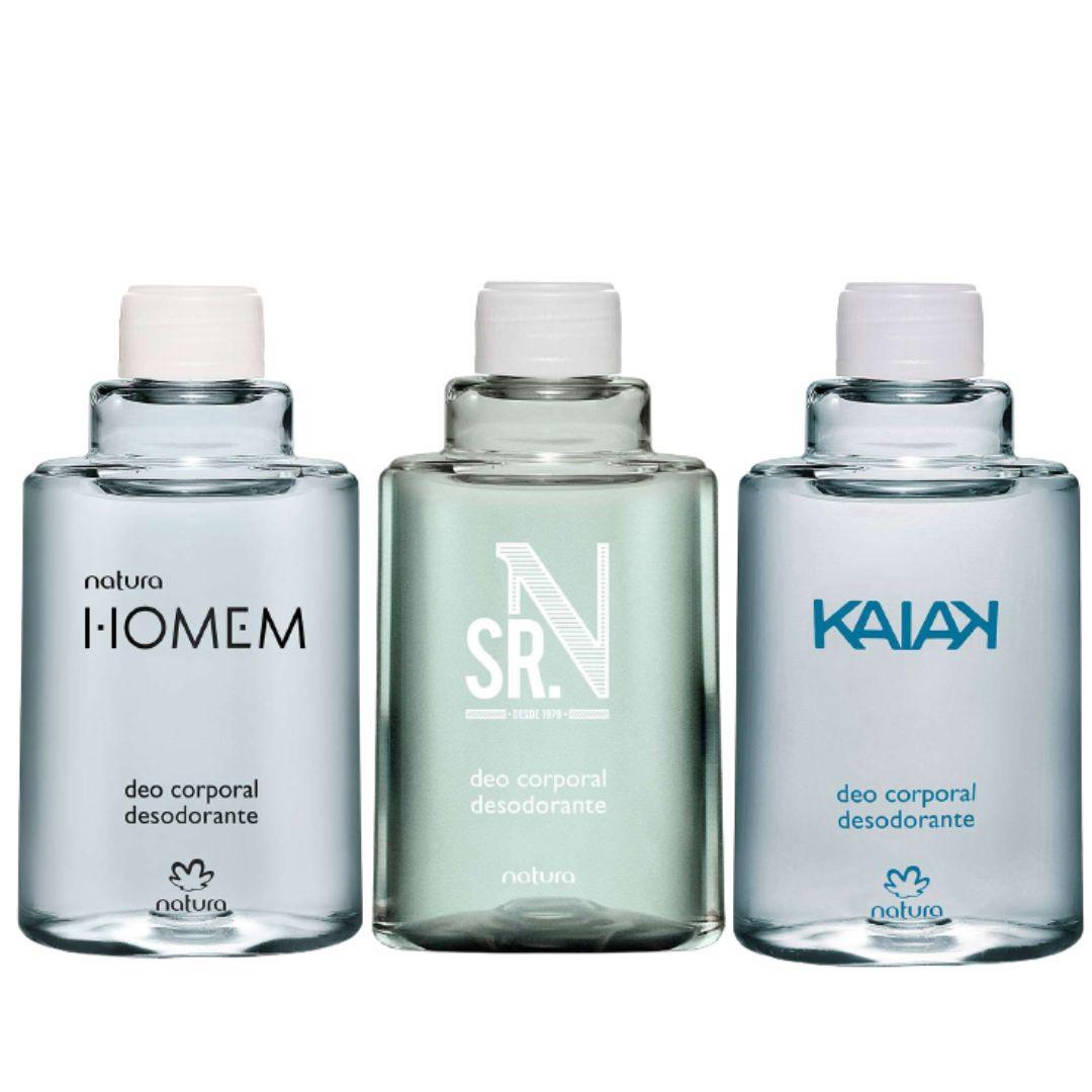 Kit Refil Desodorante Corporal Homem + Kaiak +  100mL - Natura -  Desodorante - Magazine Luiza