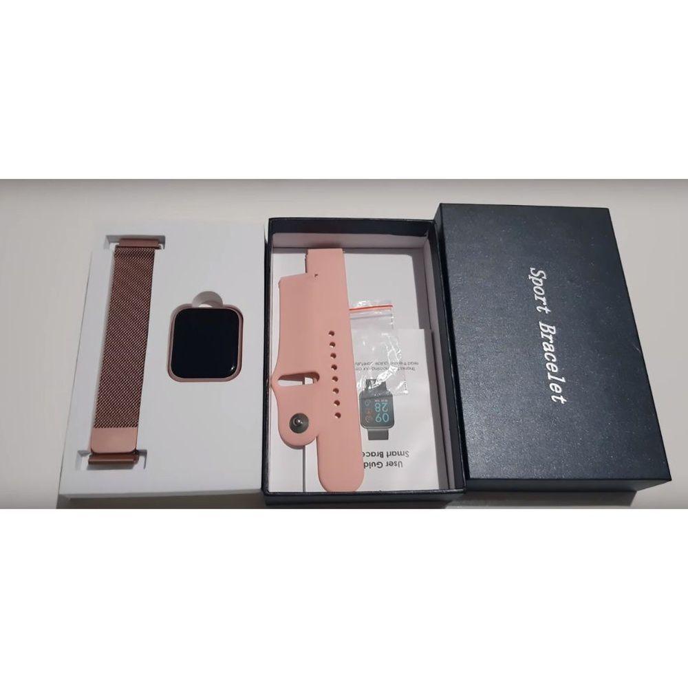 smartwatch rose 2 pulseiras