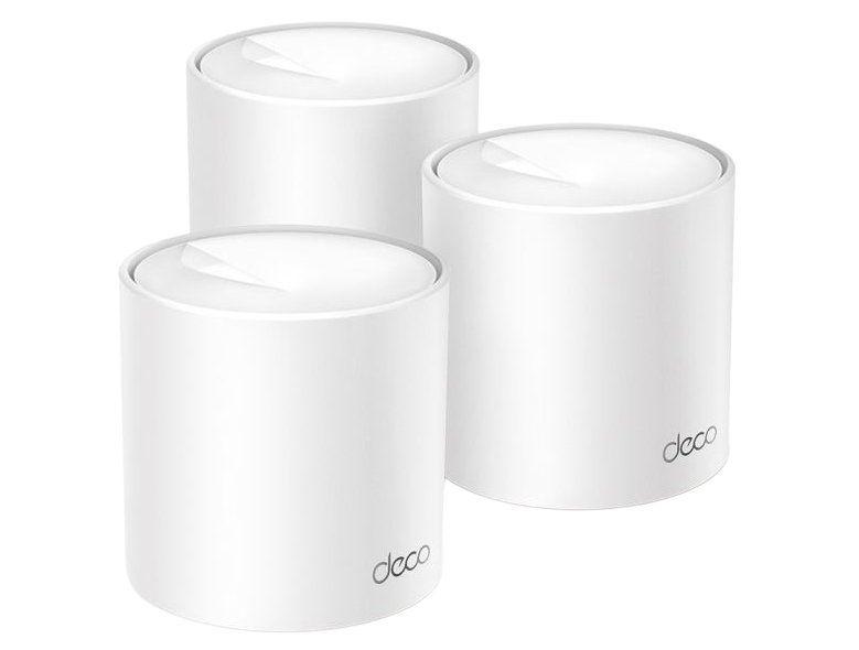 Kit Roteador Mesh AX1500 Deco X10 1201Mbps Wi-Fi 6 3 Unidades