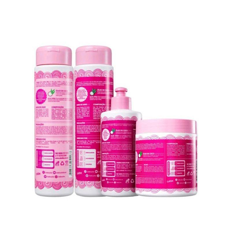 Kit Salon Line Infantil S O S Cachos Kids 4 Produtos Kit De Tratamento Para Cabelos Magazine Luiza