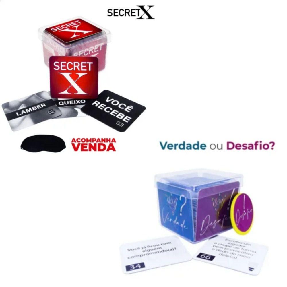 Kit Secret X + Verdade Ou Desafio Jogos De Cartas Para Casal, Magalu  Empresas