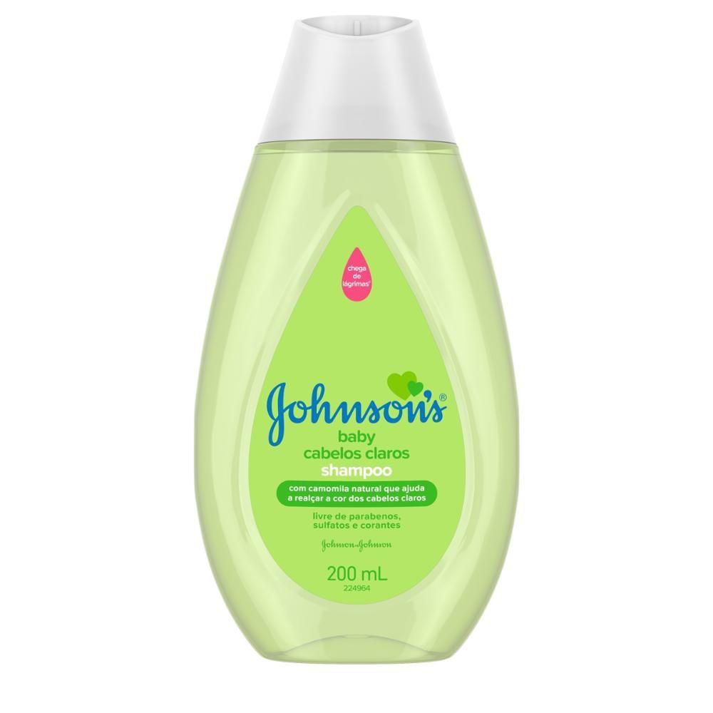 Kit Shampoo Johnson's Baby Cabelos Claros 200ml c/4 unidades Shampoo