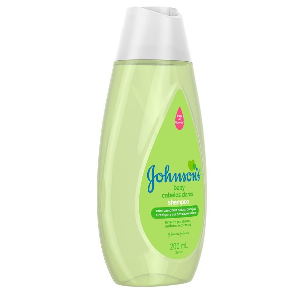 Kit Shampoo Johnson's Baby Cabelos Claros 200ml c/4 unidades Shampoo