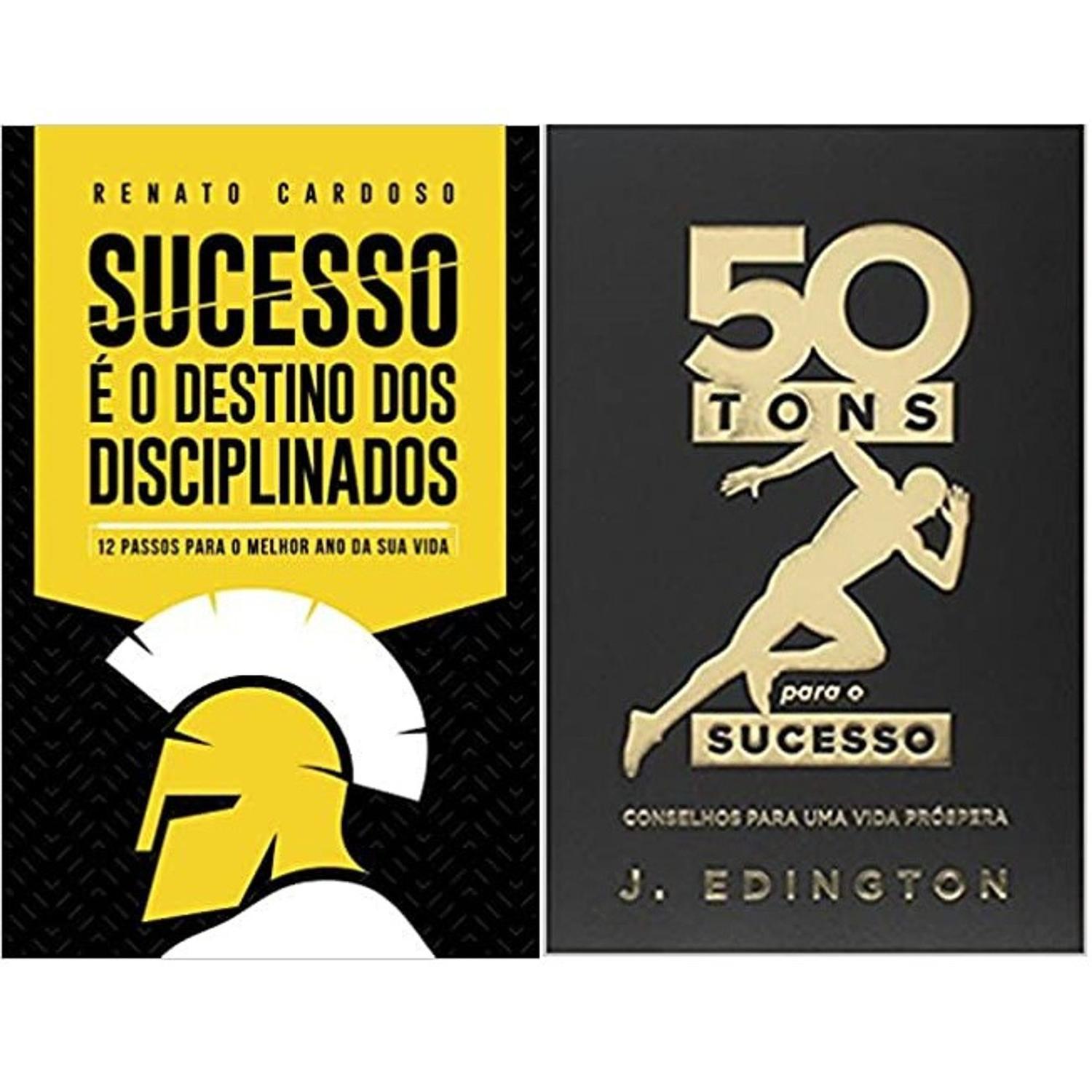 Kit Sucesso E O Destino Dos Disciplinados 50 Tons Para O Sucesso Conselhos Para Uma Vida Prospera Pensamento Kit De Livros Magazine Luiza