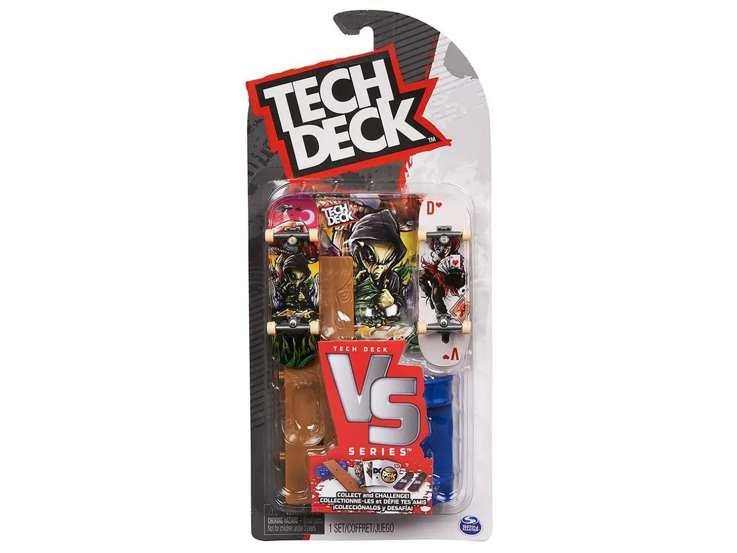 Kit Tech Deck Skate de Dedo com Obstáculo Sunny