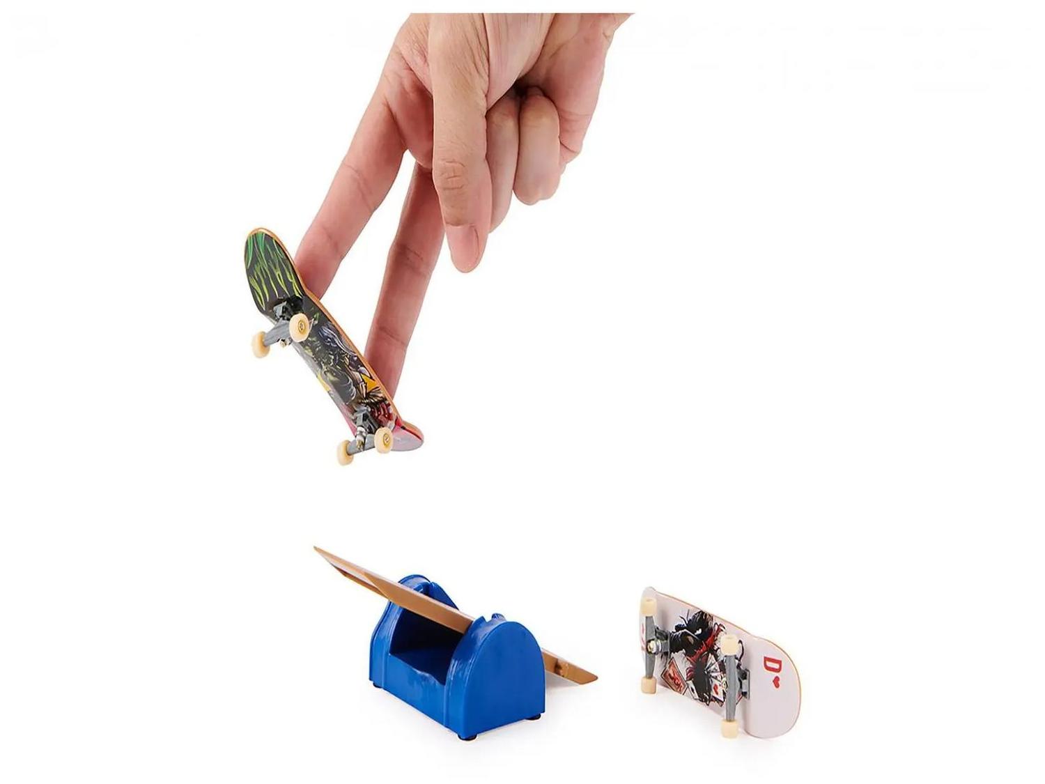 Kit Tech Deck Skate de Dedo com Obstáculo Sunny
