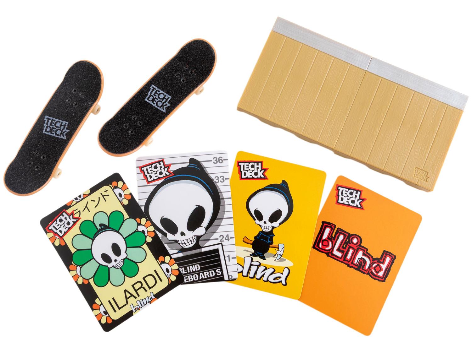 Kit Tech Deck Skate de Dedo com Obstáculo Sunny