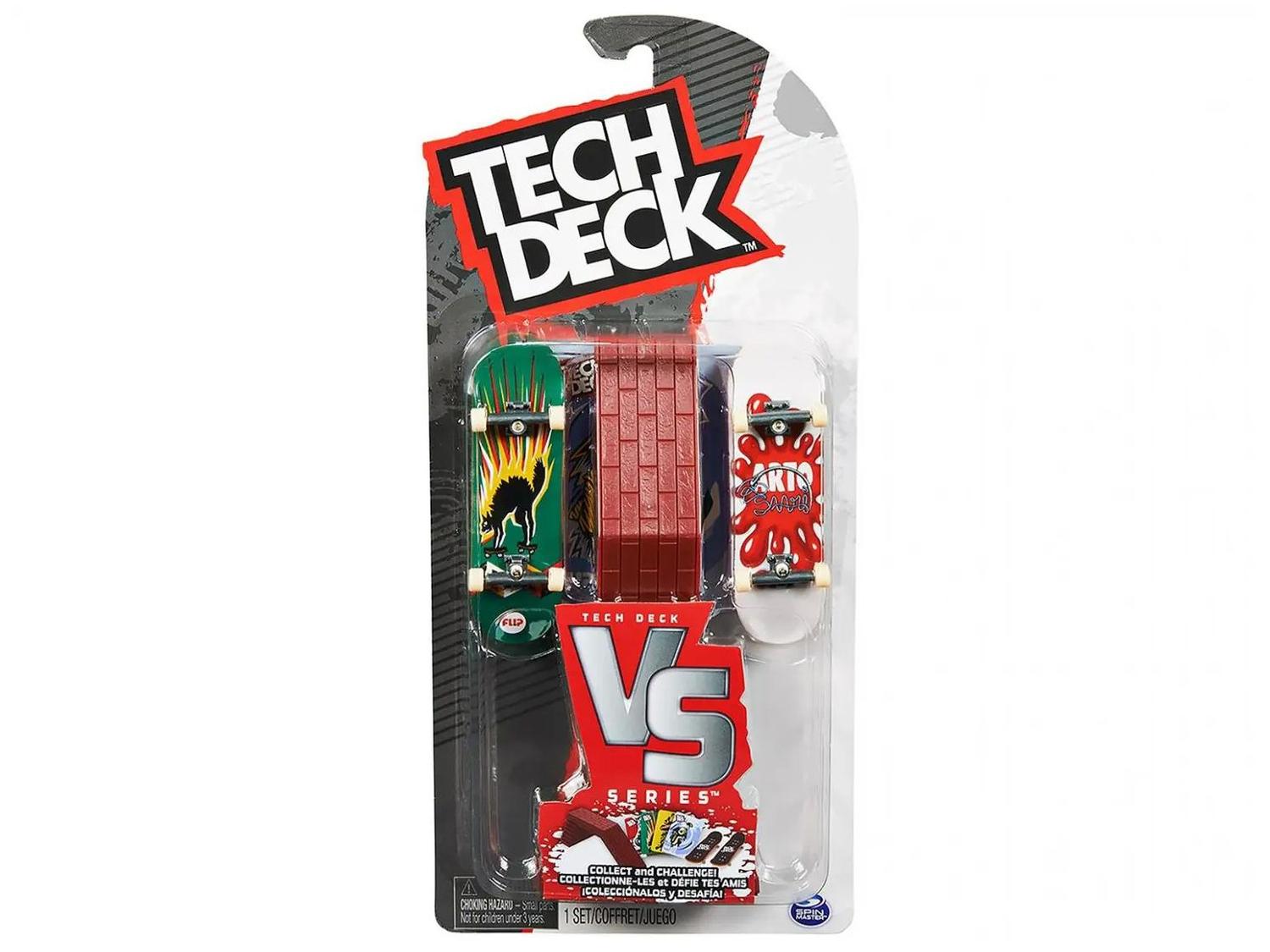 Kit Tech Deck Skate de Dedo com Obstáculo Sunny
