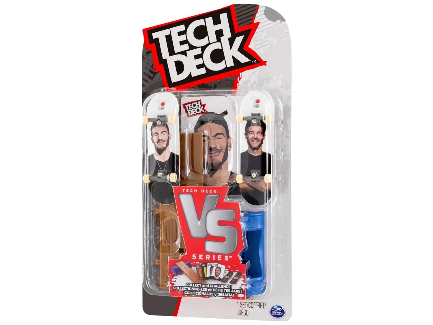 Kit Tech Deck Skate de Dedo com Obstáculo Sunny