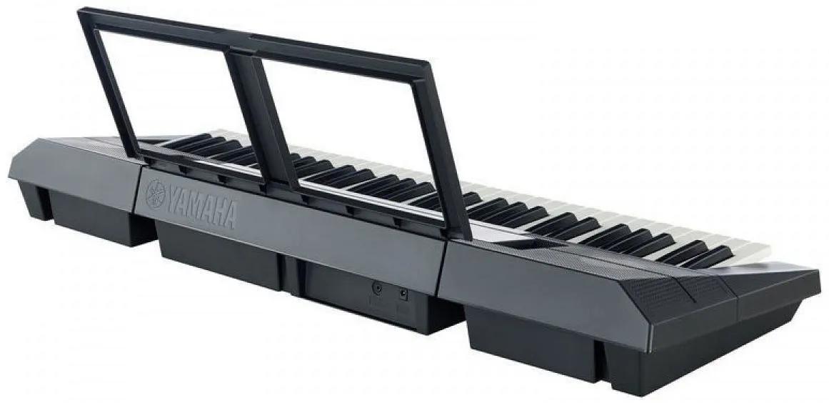 Teclado Musical Yamaha 61 Teclas Preto PSR F52 Suporte Capa - O