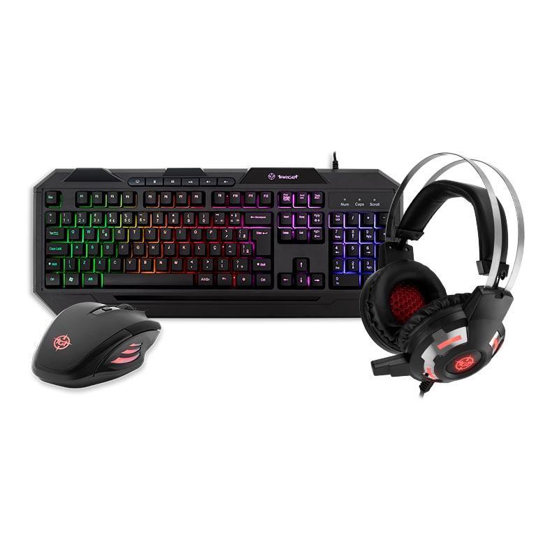 Kit Teclado, Mouse e Headset Gamer TGT Warfare III, TGTWARIII01