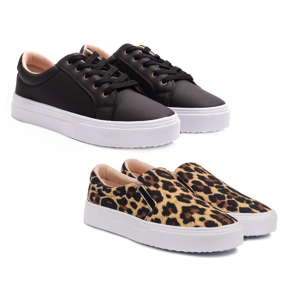 slip on onça flatform