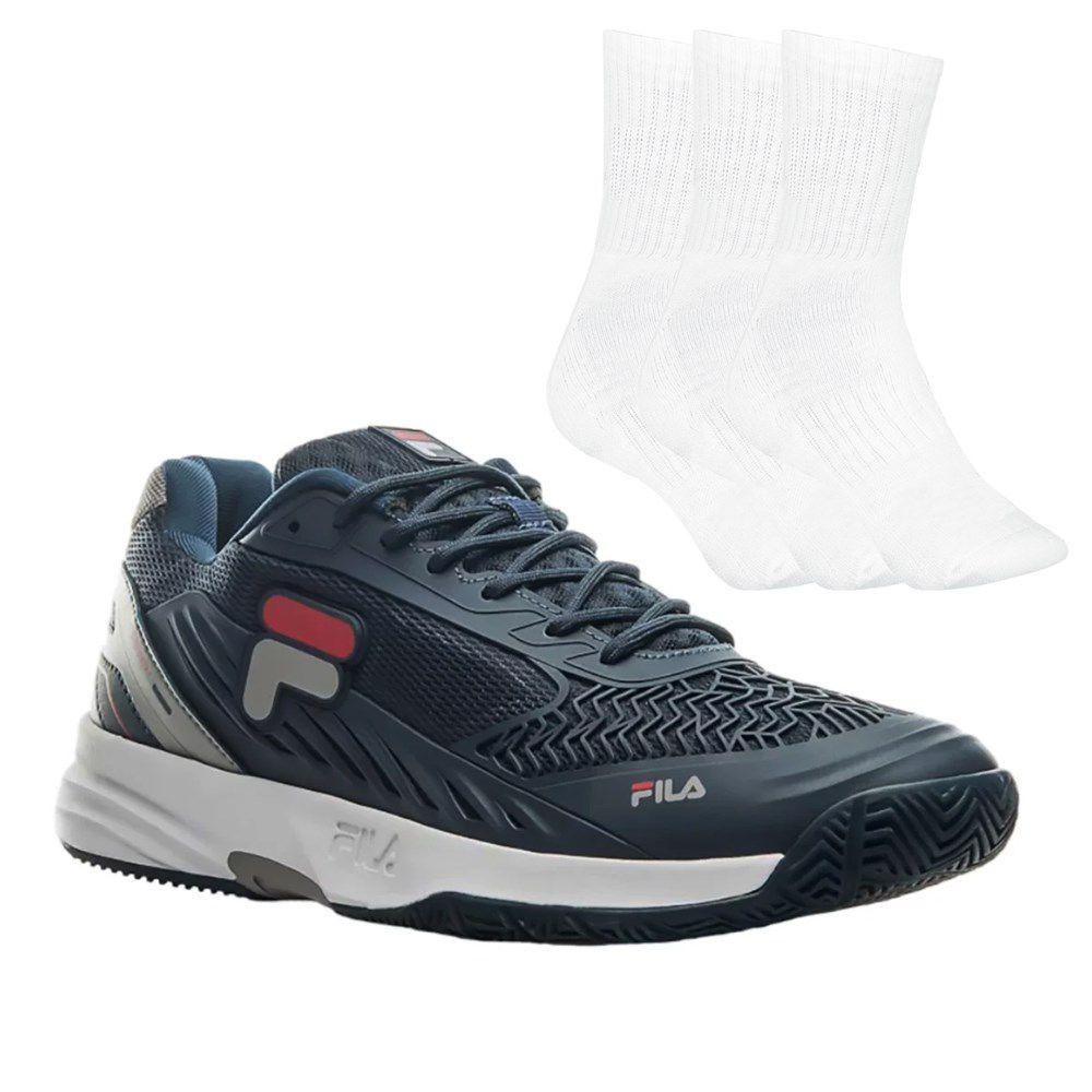 Kit Tenis Fila Acer Masculino 3 Pares de Meias Kit Masculino Magazine Luiza