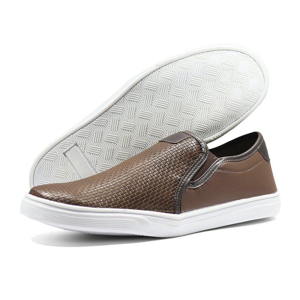 KIT Tênis Slip On Masculino Iate Tricê Caramelo + Chinelo Tropical - Tums -  Slipper / Slip On Masculino - Magazine Luiza