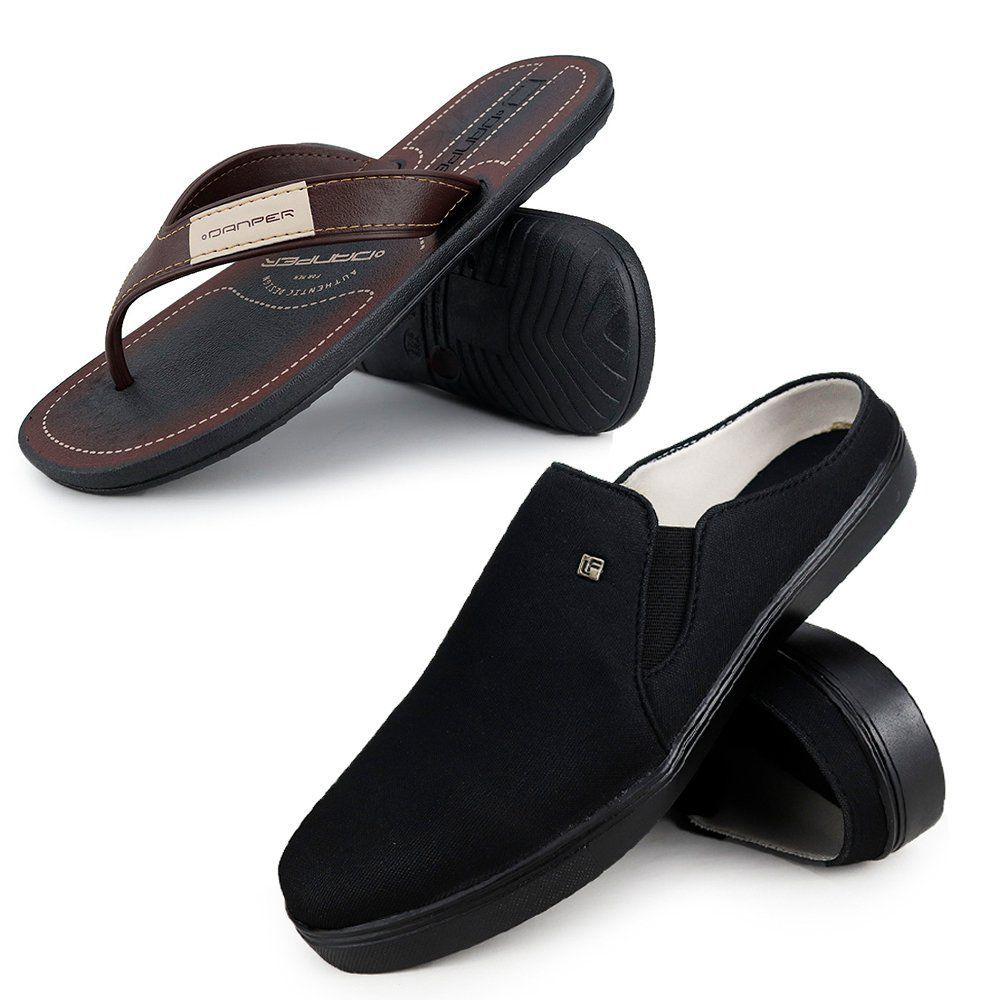 KIT Tênis Slip On Masculino Mule Preto + Chinelo de Dedo Masculino - Tums -  Calçados Masculinos - Magazine Luiza