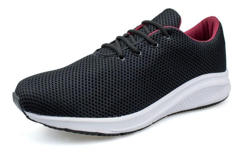 Kit Tênis Sport Masculino Running Corrida Casual Caminhada Preto - Dl Shoes - Tênis de Corrida - Magazine Luiza
